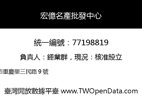 宏億名產批發中心