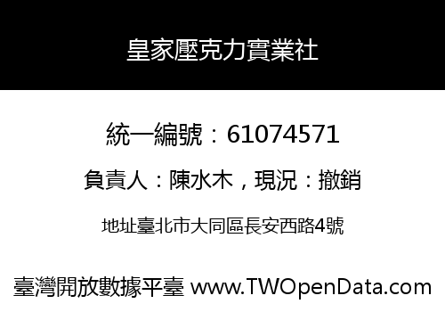 皇家壓克力實業社