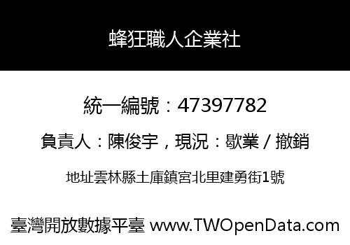 蜂狂職人企業社