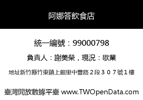 阿娜答飲食店