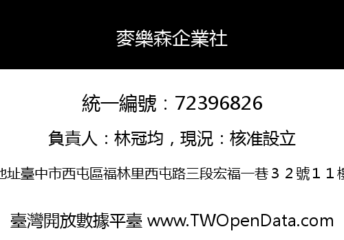 麥樂森企業社