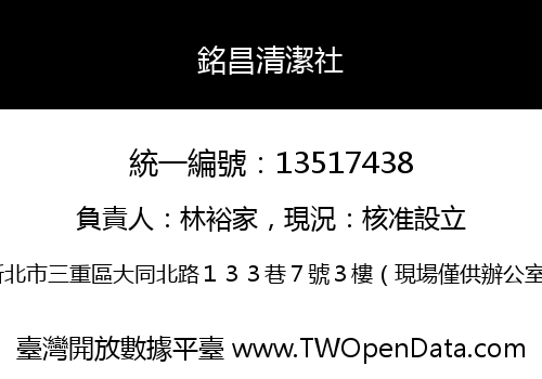 銘昌清潔社