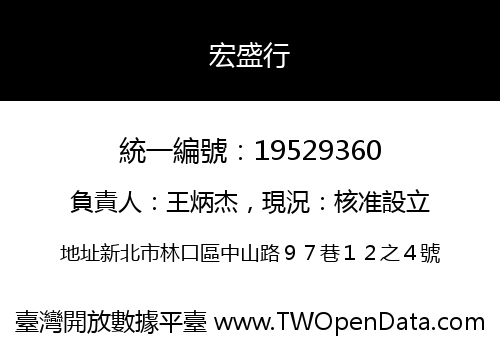 宏盛行
