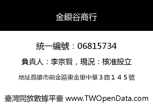 金銀谷商行