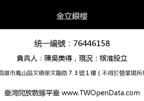 金立銀樓
