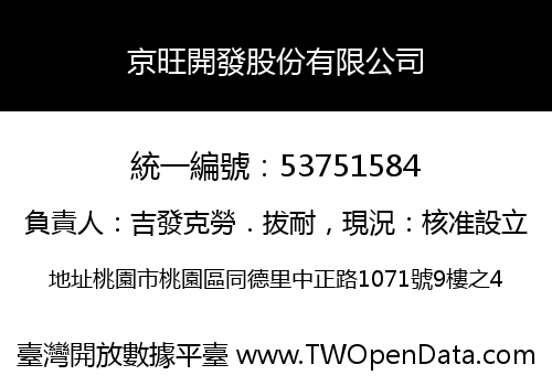 京旺開發股份有限公司