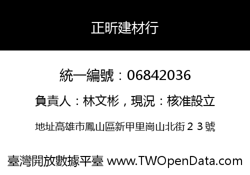 正昕建材行