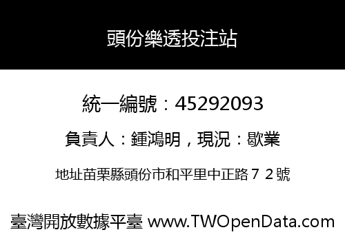 頭份樂透投注站