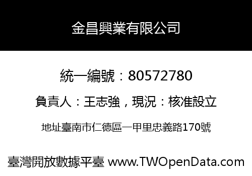 金昌興業有限公司