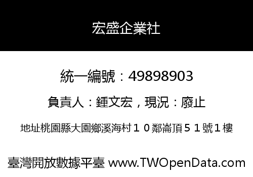宏盛企業社