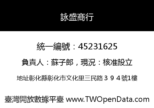 詠盛商行