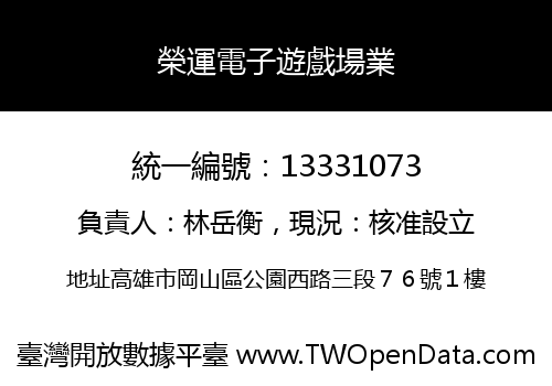 榮運電子遊戲場業