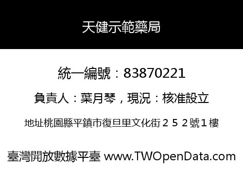 天健示範藥局
