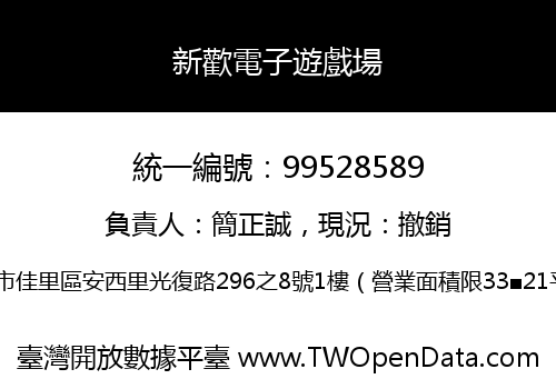 新歡電子遊戲場