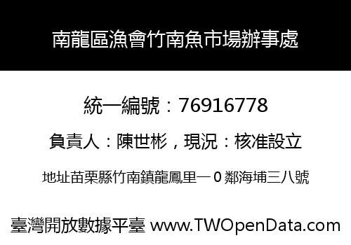 南龍區漁會竹南魚市場辦事處
