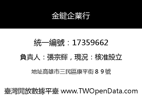 金鍵企業行