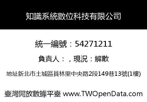 知識系統數位科技有限公司