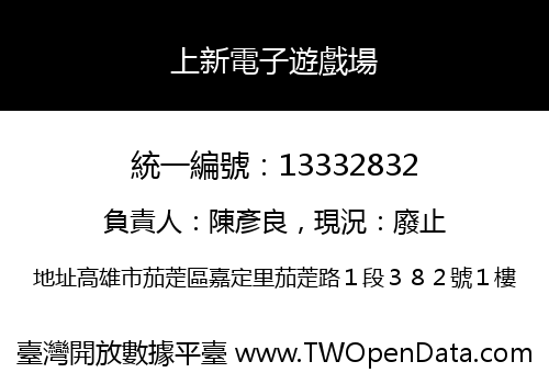 上新電子遊戲場