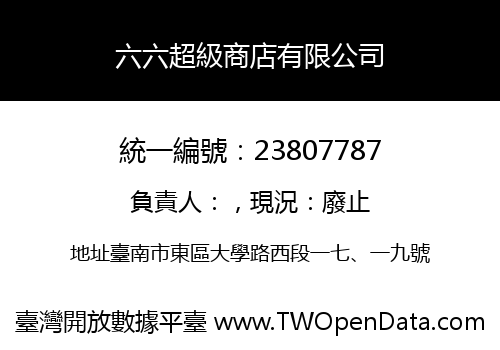 六六超級商店有限公司