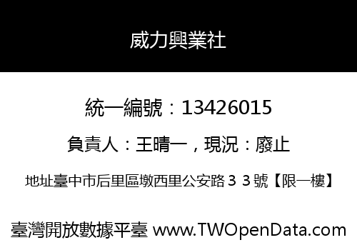 威力興業社