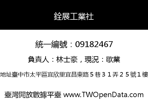 銓展工業社