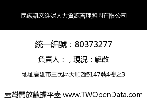 民族凱文維妮人力資源管理顧問有限公司