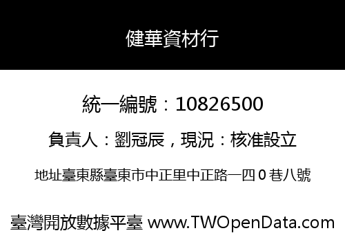 健華資材行