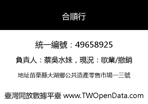 合順行