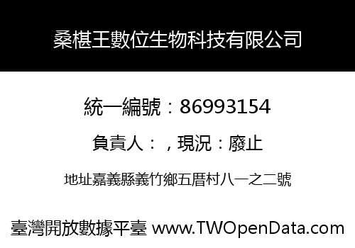 桑椹王數位生物科技有限公司