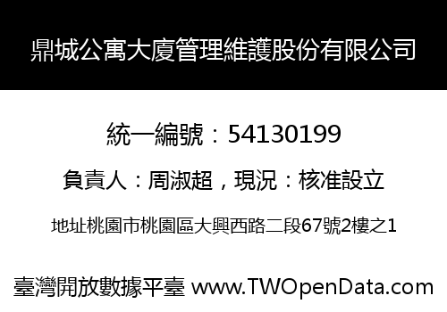 鼎城公寓大廈管理維護股份有限公司