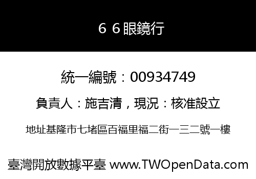 ６６眼鏡行