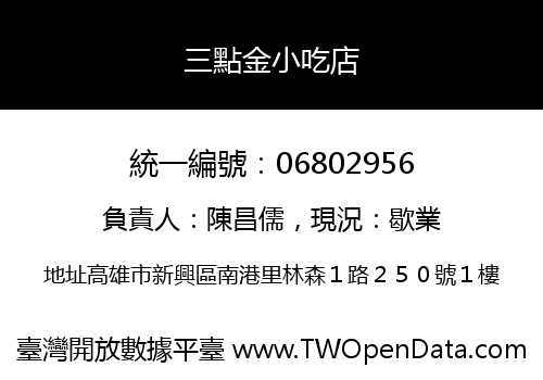 三點金小吃店