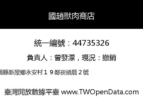 國趙獸肉商店