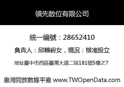 領先數位有限公司