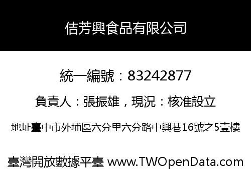 佶芳興食品有限公司