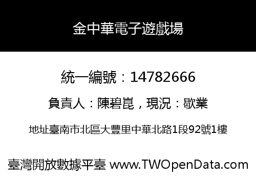 金中華電子遊戲場