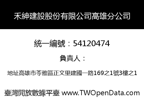 禾紳建設股份有限公司高雄分公司
