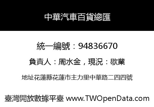 中華汽車百貨總匯