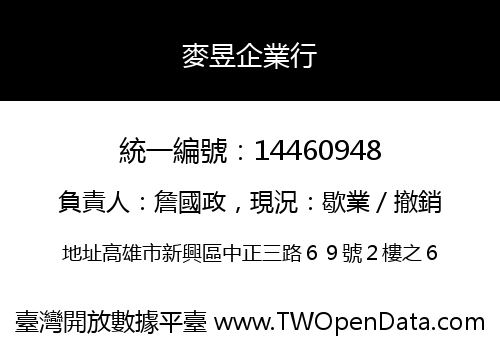 麥昱企業行