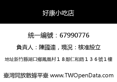 好康小吃店