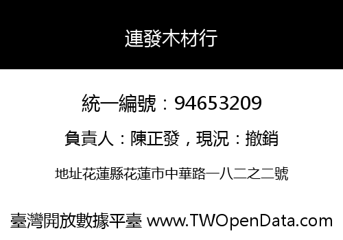 連發木材行