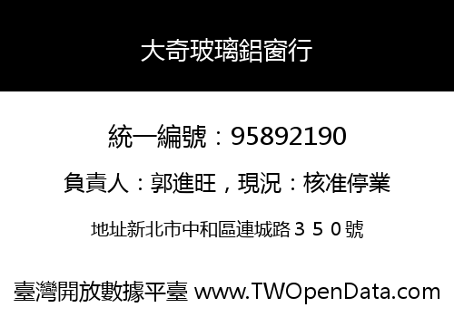 大奇玻璃鋁窗行