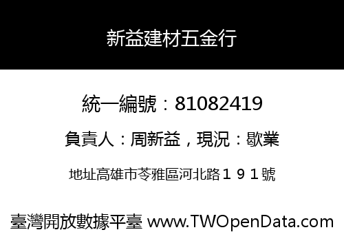 新益建材五金行