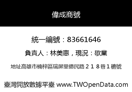 偉成商號
