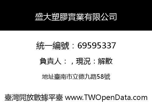 盛大塑膠實業有限公司