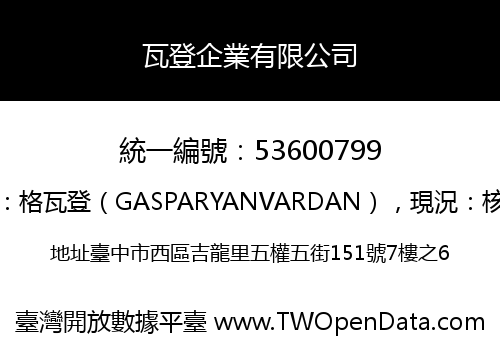 瓦登企業有限公司