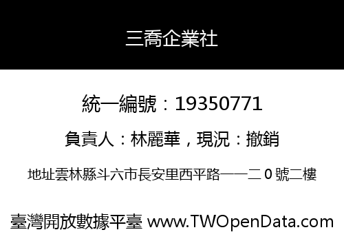 三喬企業社