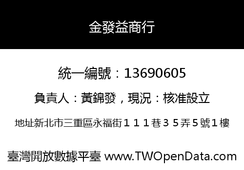 金發益商行