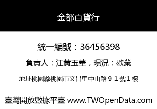 金都百貨行