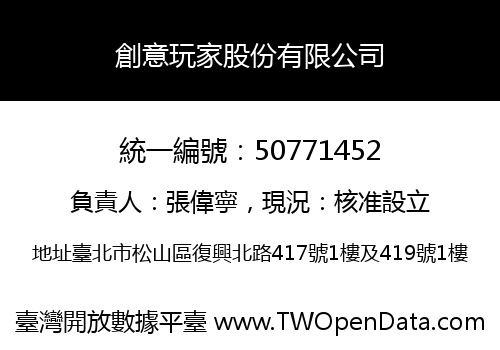 創意玩家股份有限公司
